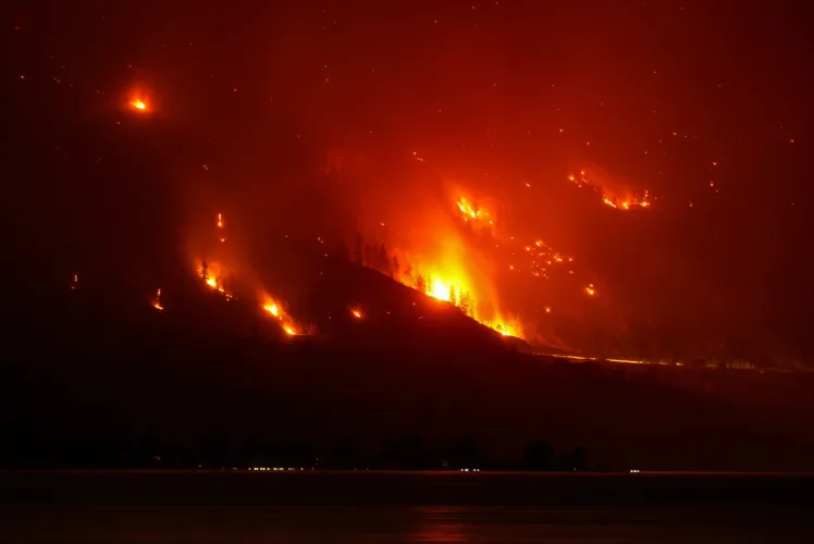 British Columbia wildfire grows larger
